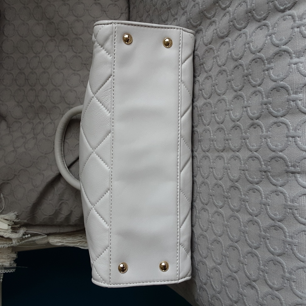 New Michael Kors Vanilla Hamiton Quilted Handbag Crossbody NWOT - Picture 4 of 11